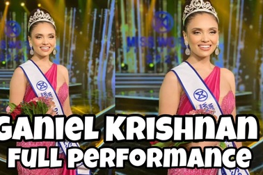 Phần trình diễn của Ganiel Krishnan tại Hoa hậu Thế giới Philippines