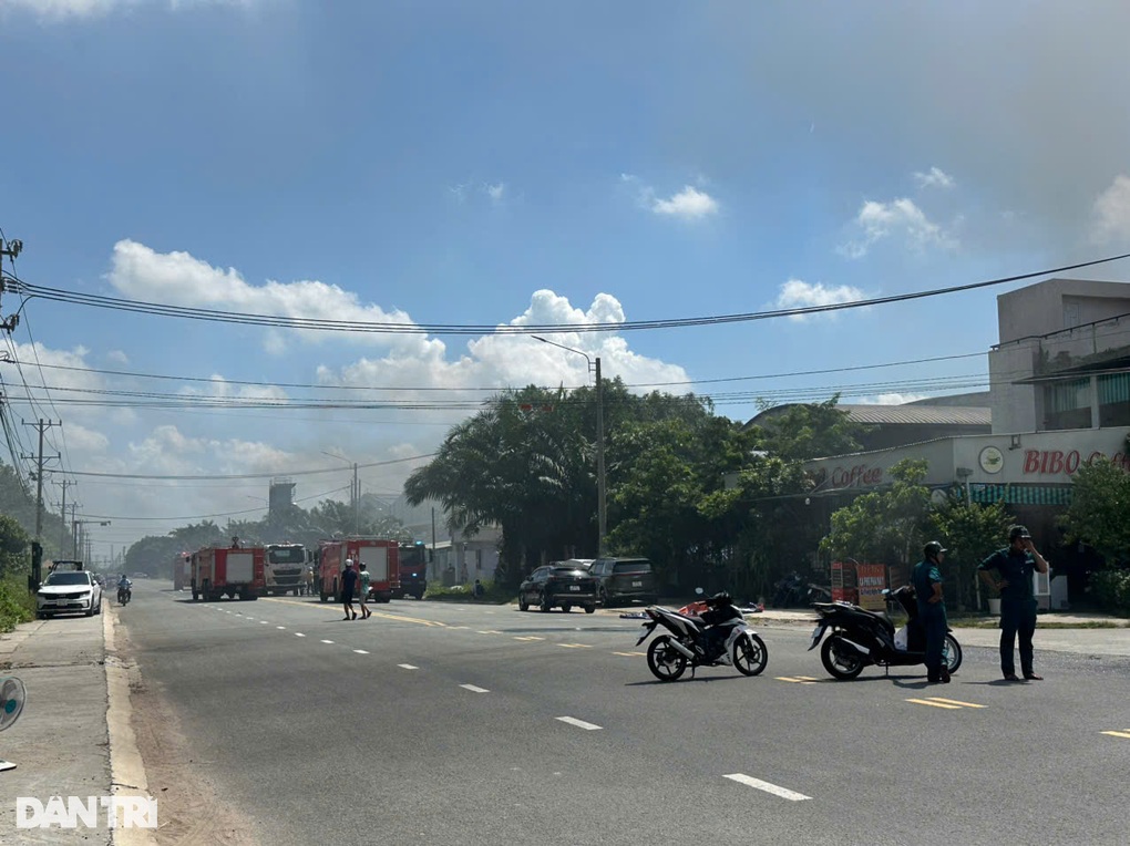 Cháy lớn trong khu công nghiệp Sóng Thần 3 ở Bình Dương - 2