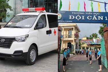 Chủ nợ điều xe cứu thương và giao hàng đến "khủng bố" trường học