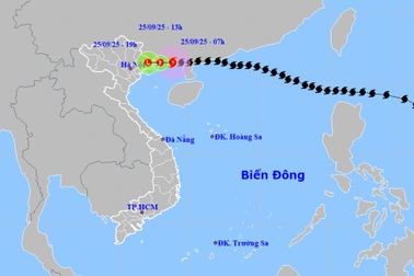 Bão Ragasa suy yếu thành áp thấp nhiệt đới trước khi vào Quảng Ninh