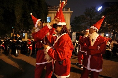 Ông già Noel đã hiện diện ở khắp nơi trên thế giới