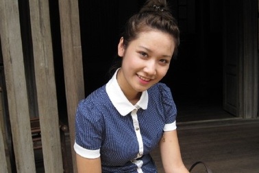 Ngắm cô gái xinh xắn Kiều Thu Hà