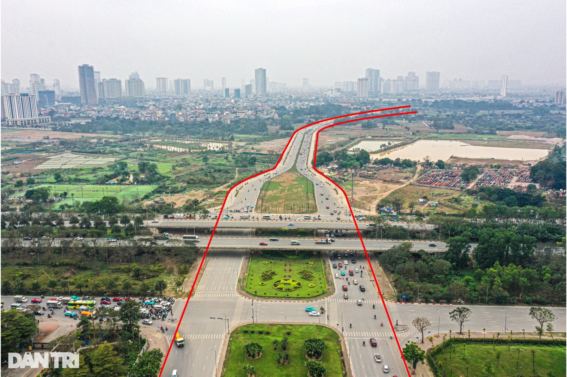Tuyến đường gần 3km phía Tây Hà Nội đi qua loạt dự án bất động sản lớn - 1 Tuyến đường gần 3km phía Tây Hà Nội đi qua loạt dự án bất động sản lớn - 1
