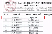 Biển ngũ quý 2 từng bị bỏ cọc được "chốt" lại với giá hơn 1,3 tỷ đồng