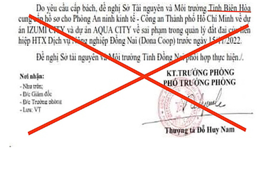 Công an TPHCM bác bỏ thông tin xác minh dự án Izumi City và Aqua City