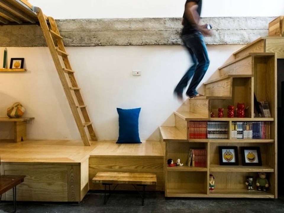 Nghệ sĩ guitar xây nhà mái dốc độc lạ ở Hà Nội chỉ với 300 triệu đồng - 11