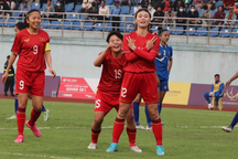 Đại thắng 7-1, đội tuyển nữ Việt Nam đi tiếp ở vòng loại Olympic