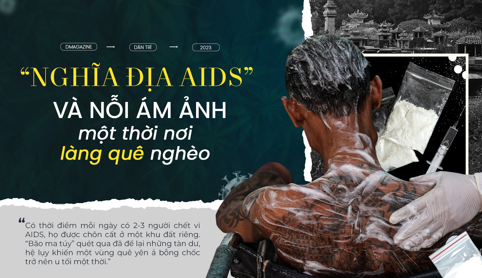 "Nghĩa địa AIDS" và nỗi ám ảnh một thời nơi làng quê nghèo