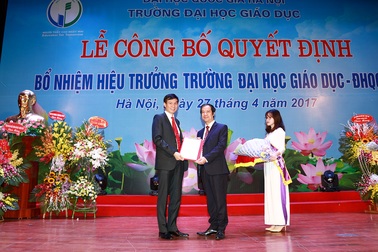 Bổ nhiệm GS.TS Nguyễn Quý Thanh làm Hiệu trưởng Trường ĐH Giáo dục