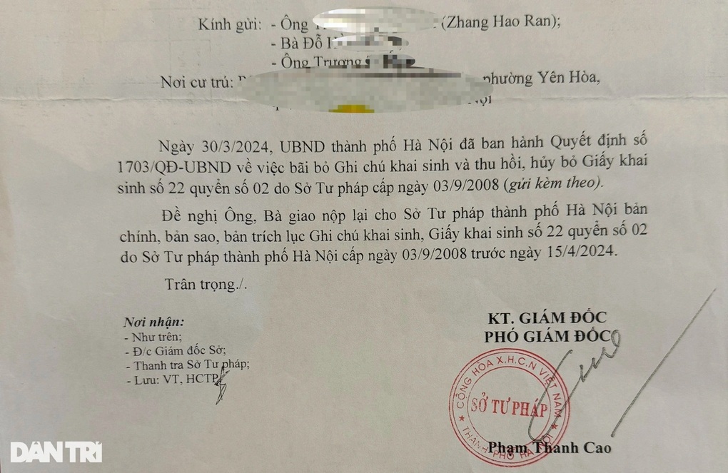 Học sinh lớp 12 bị hủy giấy khai sinh gửi tâm thư tới Bí thư Hà Nội - 2