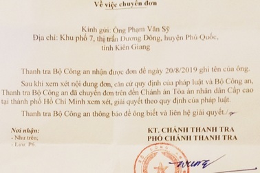 Vụ "cố ý gây thương tích" tại Kiên Giang: Thanh tra Bộ Công an chuyển TAND cấp cao giải quyết
