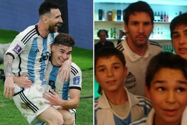 Bức ảnh từ 10 năm trước của Messi và Alvarez gây sốt mạng xã hội