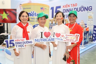 Gian hàng Nutricare ghi dấu ấn tại triển lãm 80 năm thành tựu đất nước