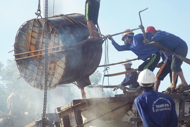 Khởi công đúc tượng Đức thánh Trần Hưng Đạo nặng 10 tấn