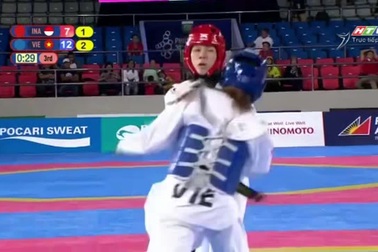 Trần Thị Ánh Tuyết giành HCV Taekwondo hạng 53kg