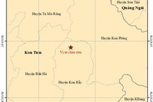 Năm trận động đất xảy ra liên tiếp ở Kon Tum