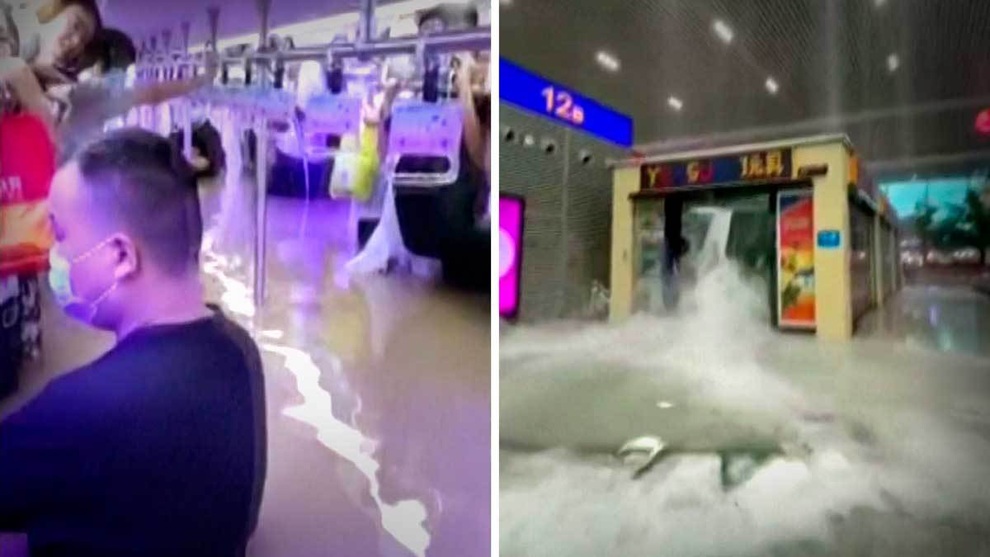 Cận cảnh ngập lụt nghiêm trọng do mưa lớn bất thường ở Trung Quốc - 5 Cận cảnh ngập lụt nghiêm trọng do mưa lớn bất thường ở Trung Quốc - 5