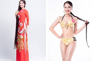 Nữ sinh “công chúa tóc mây” lọt top 25 Hoa hậu Việt Nam 2018