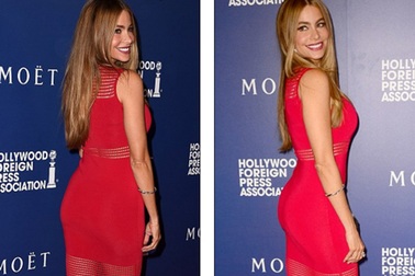 Người đẹp Colombia rực rỡ với váy đỏ xuyên thấu