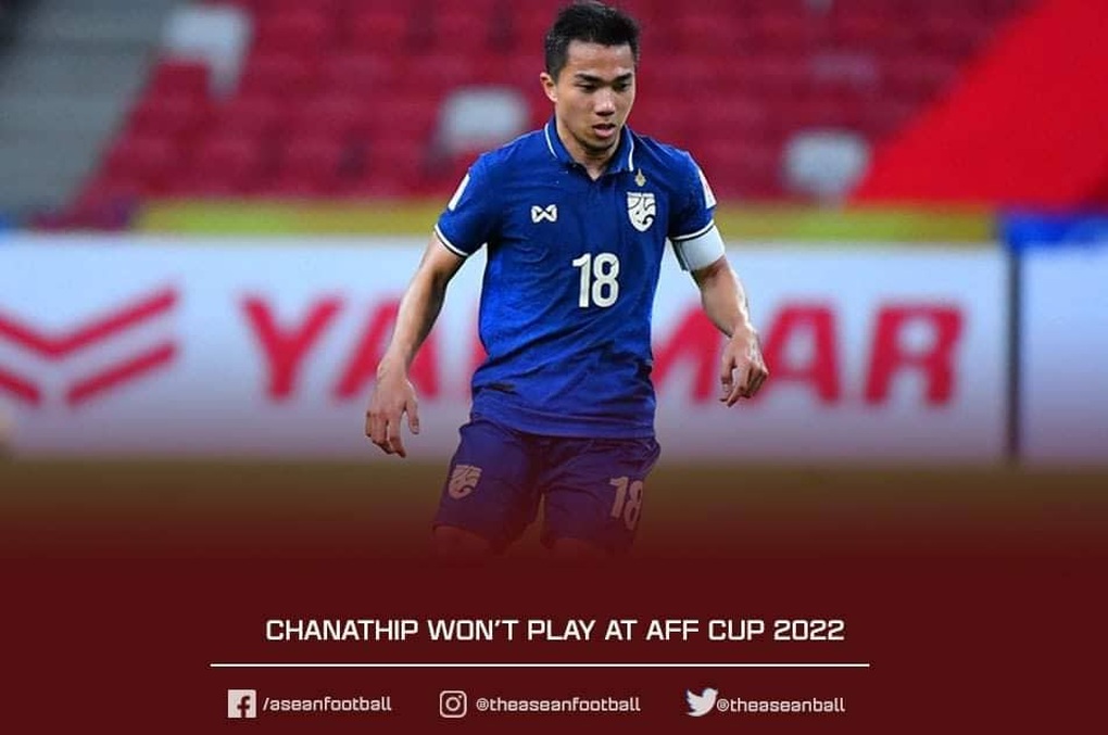 Chanathip không dự AFF Cup, Thái Lan gặp khó khi bảo vệ chức vô địch - 1 Chanathip không dự AFF Cup, Thái Lan gặp khó khi bảo vệ chức vô địch - 1