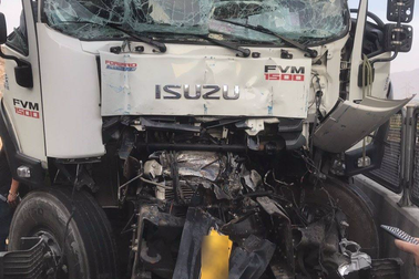 Tài xế tử vong trong cabin khi chạy trên cao tốc Vĩnh Hảo - Phan Thiết