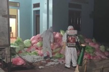 Hà Nội: Phát hiện đối tượng thu gom 620kg khẩu trang y tế đã qua sử dụng