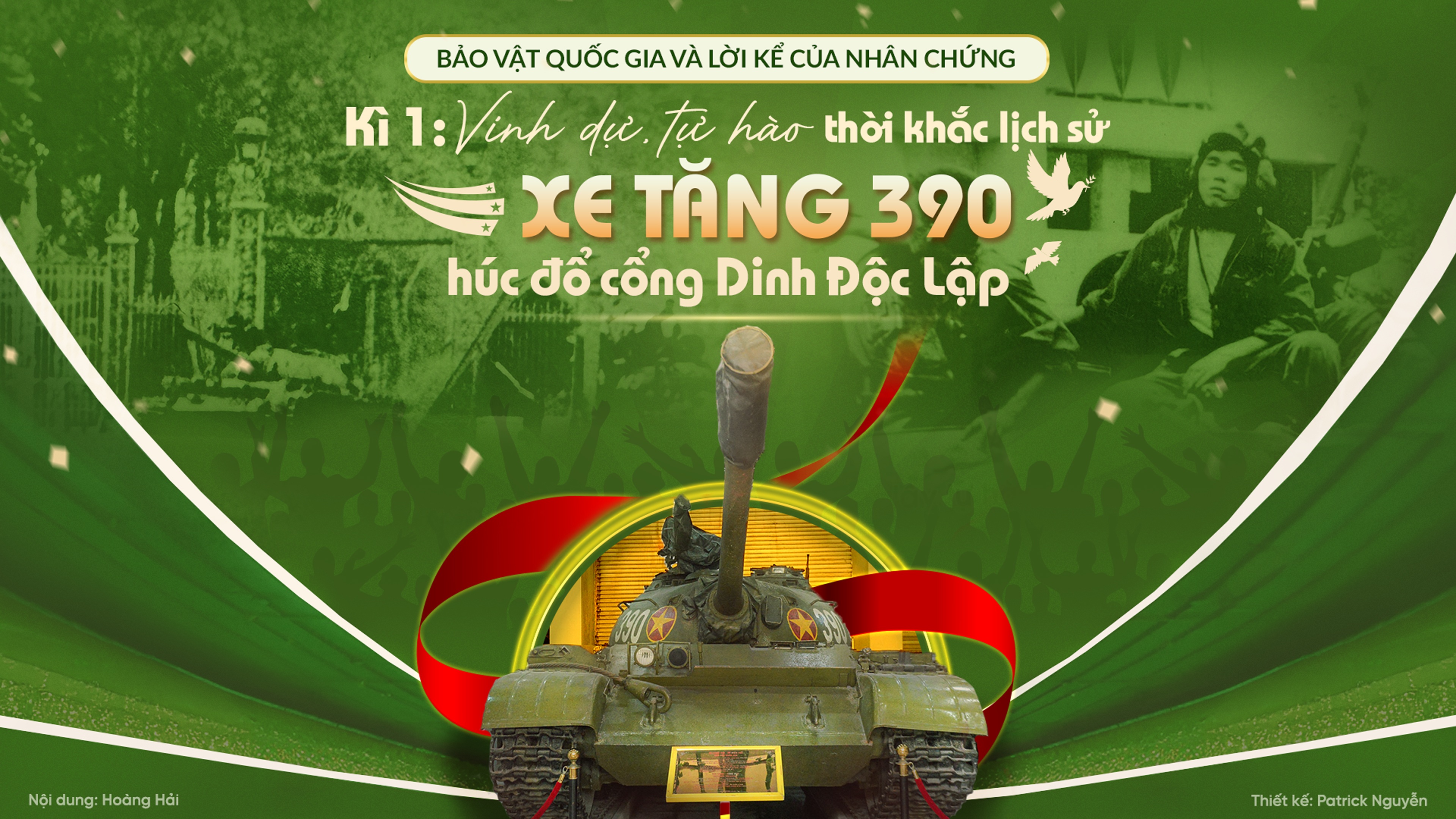 Niềm vinh dự, tự hào của cựu pháo thủ xe tăng 390