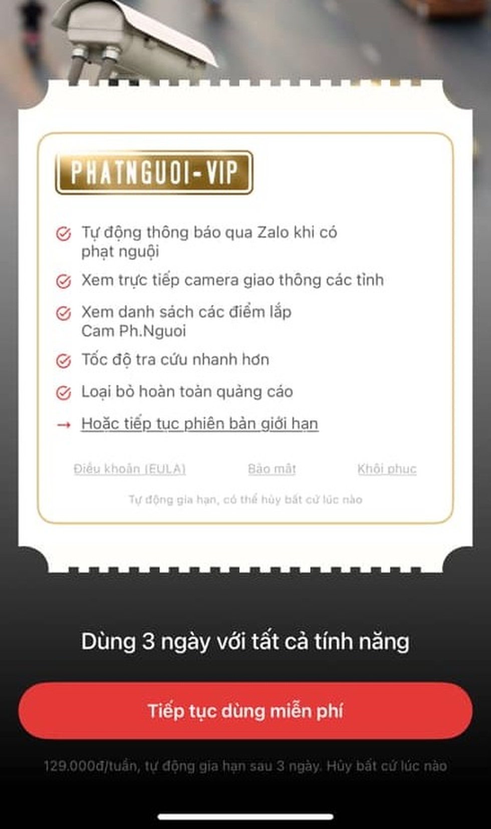 Mất tiền vì cài nhầm ứng dụng tra cứu phạt nguội giao thông - 2 Mất tiền vì cài nhầm ứng dụng tra cứu phạt nguội giao thông - 2