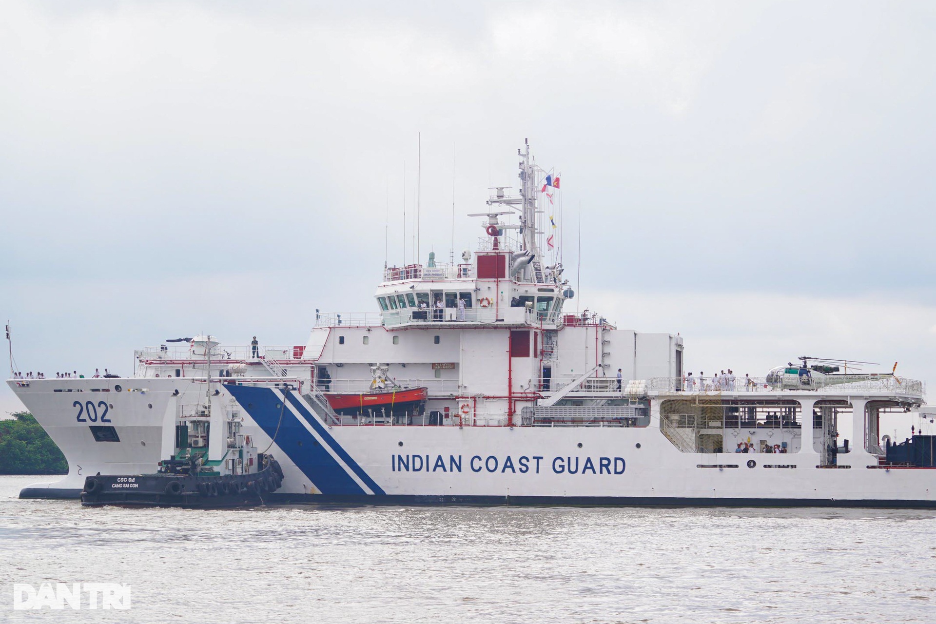 Tàu bảo vệ bờ biển Ấn Độ cập cảng Sài Gòn - 1