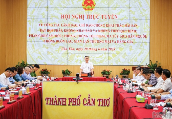 Phó Thủ tướng Chính phủ Trần Lưu Quang phát biểu chỉ đạo tại Hội nghị