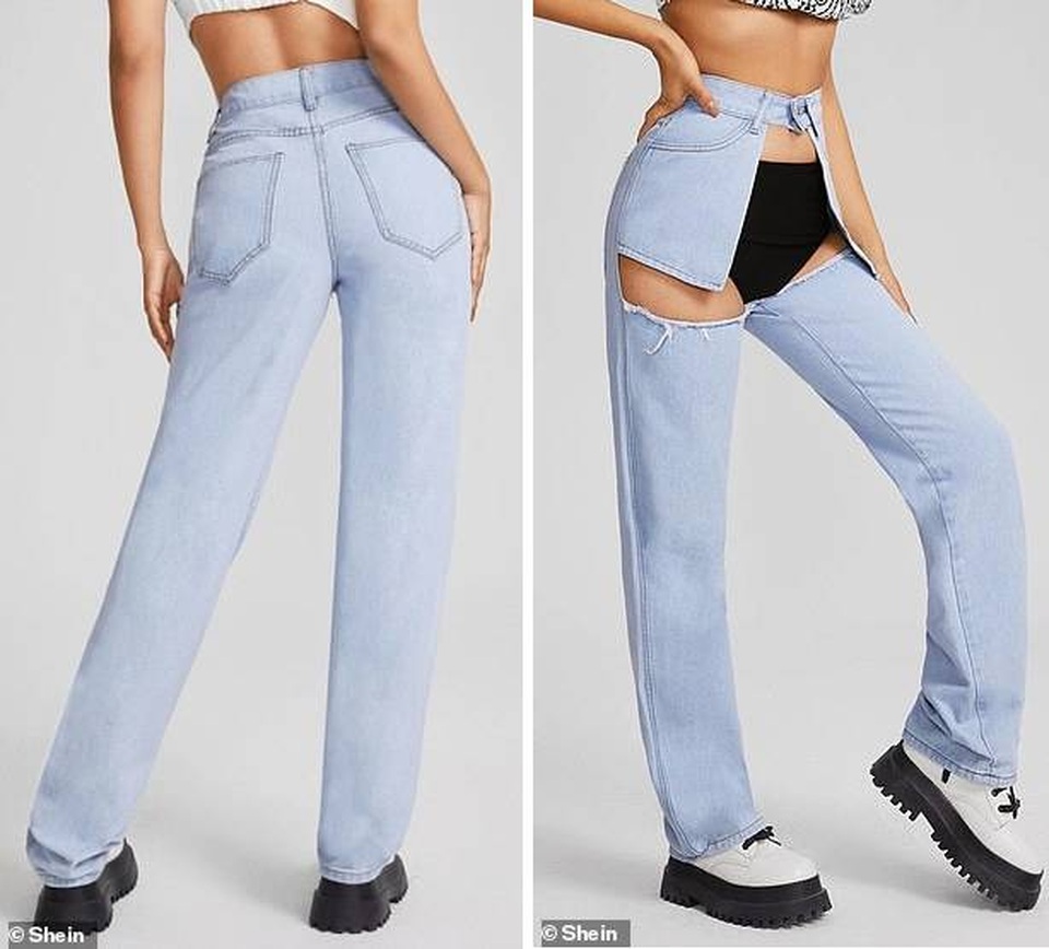 Choáng với mẫu quần jeans khoe... bikini - 3 Choáng với mẫu quần jeans khoe... bikini - 3