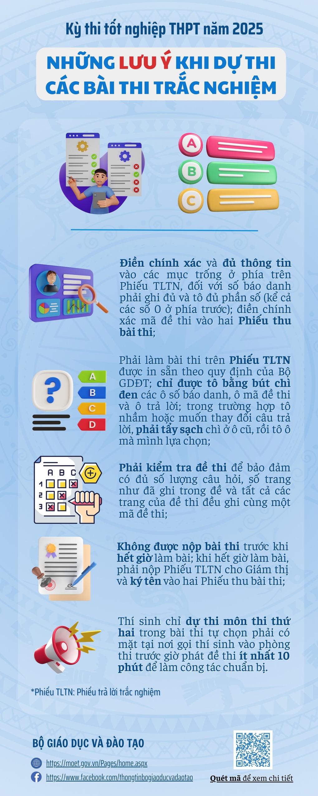 Mẫu giấy thi tốt nghiệp THPT phiên bản mới, thí sinh cần nắm vững - 3 Mẫu giấy thi tốt nghiệp THPT phiên bản mới, thí sinh cần nắm vững - 3
