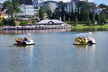 Dịch vụ đạp vịt hồ Xuân Hương Đà Lạt trở lại sau gần 1 năm ngưng hoạt động
