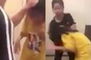 Một học sinh lớp 5 bị các nữ sinh cấp 2 đánh dằn mặt