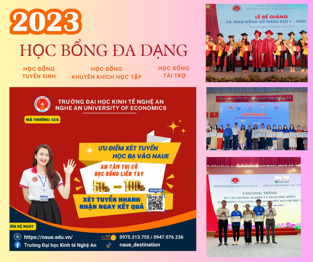 Trường Đại học Kinh tế Nghệ An: Nơi khởi tạo thành công cho tuổi trẻ - 2 Trường Đại học Kinh tế Nghệ An: Nơi khởi tạo thành công cho tuổi trẻ - 2