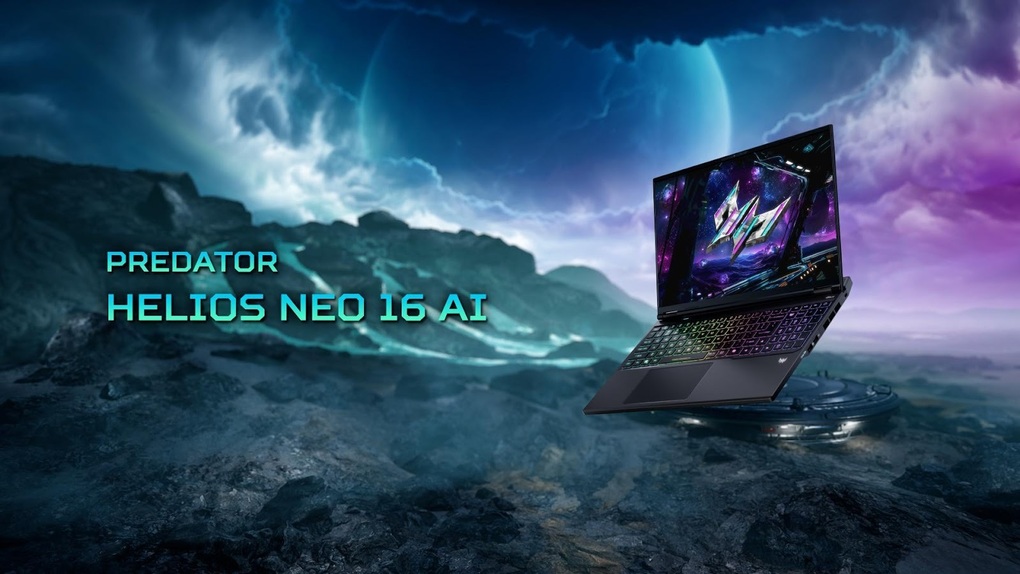 Predator Helios Neo 16 AI - Laptop Gaming RTX 5060 hiệu năng cao - 1 Predator Helios Neo 16 AI - Laptop Gaming RTX 5060 hiệu năng cao - 1