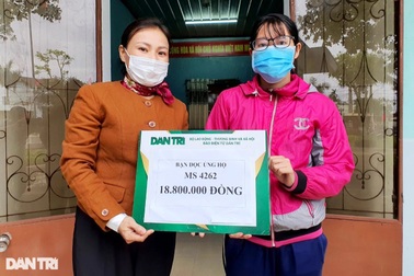 "Được bạn đọc Dân trí giúp đỡ, em không phải bỏ học giữa chừng"