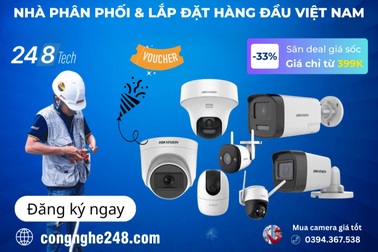 Tối ưu chi phí lắp camera nhờ giải pháp trọn gói từ Công nghệ 248