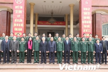 Tổng Bí thư Nguyễn Phú Trọng làm việc với Bộ Tư lệnh Thủ đô Hà Nội