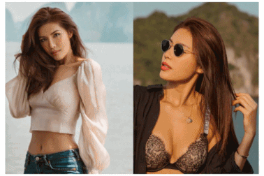 Siêu mẫu Minh Tú "nửa kín nửa hở" khoe vòng một nảy nở