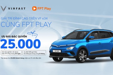 Khám phá kho giải trí đa dạng nội dung trong ứng dụng FPT Play trên VinFast VF e34