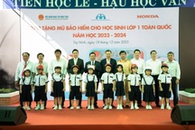 1.400 học sinh và phụ huynh được đào tạo kiến thức an toàn giao thông từ Honda