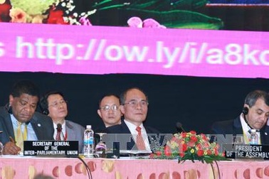 Chủ tịch QH Nguyễn Sinh Hùng chính thức làm Chủ tịch IPU-132