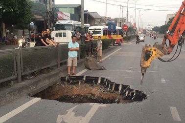 “Hố tử thần” xuất hiện tại Cẩm Phả