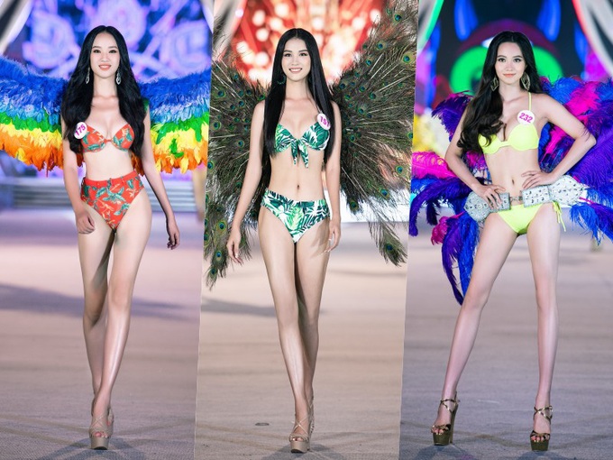 Cận cảnh top 35 Hoa hậu Việt Nam khoe body căng đầy với bikini - Ảnh 4. Cận cảnh top 35 Hoa hậu Việt Nam khoe body căng đầy với bikini - Ảnh 4.