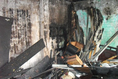 Hoá vàng lại gây cháy nhà trên phố Kim Mã 