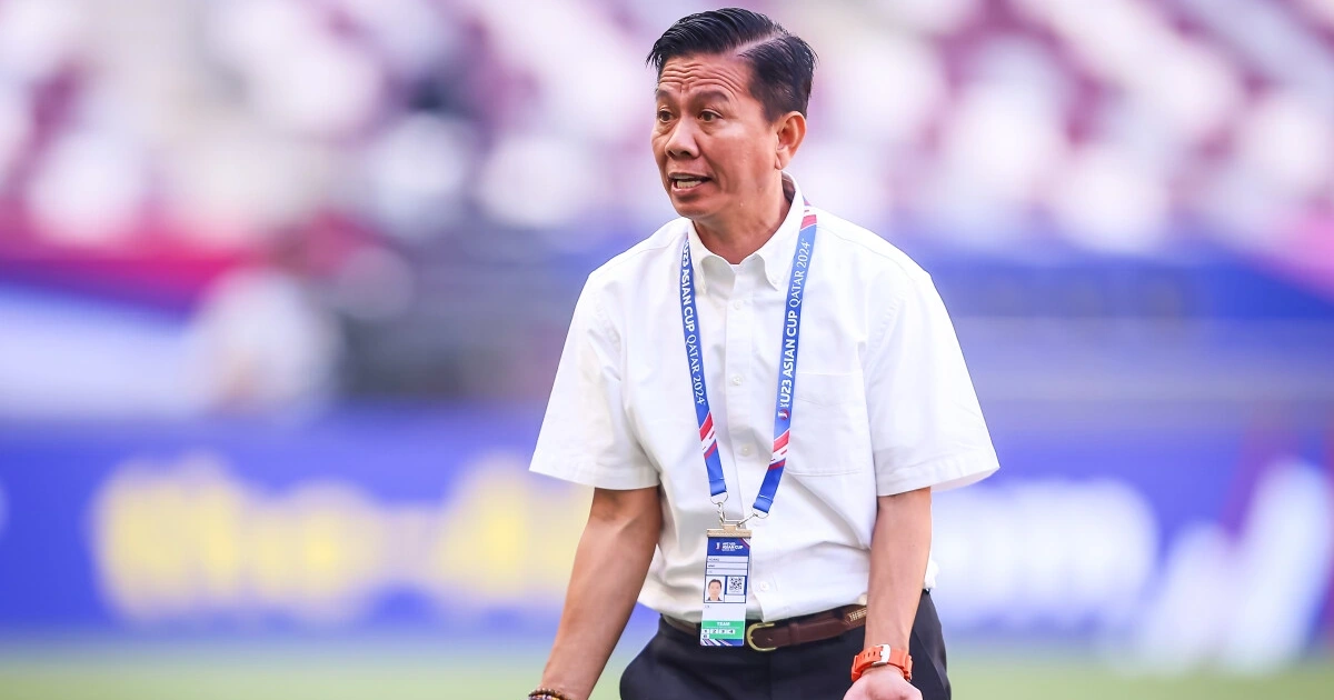 HLV Hoàng Anh Tuấn hài lòng về màn trình diễn của U23 Việt Nam (Ảnh: AFC).