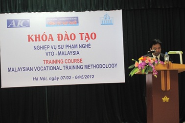 Khai giảng khóa đào tạo nghiệp vụ sư phạm nghề đầu tiên tại VN