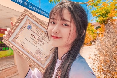 Hot TikToker xinh đẹp, đạt học sinh giỏi suốt 10 năm liền