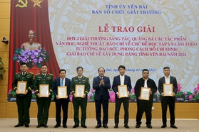 Yên Bái trao Giải thưởng sáng tác, quảng bá chủ đề "Học tập và làm theo tư tưởng, đạo đức, phong cách Hồ Chí Minh"